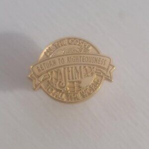 John Hagee Ministries Vintage Lapel Pin Tie Tack Brooch
